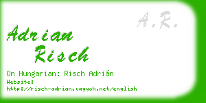 adrian risch business card